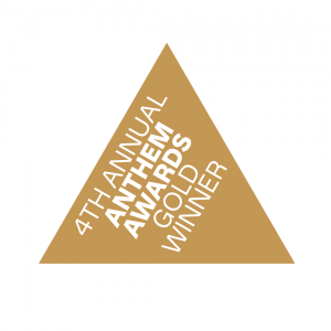 4th Annual Anthem Awards Gold Winner Badge